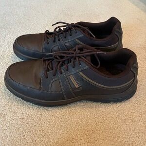 Rockport Brown Leather Boat Shoes